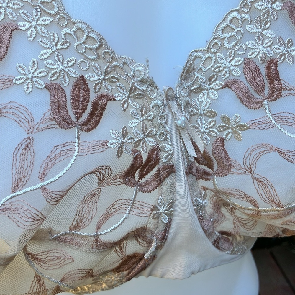 Wacoal lacy full figure underwire bra 38 G DDDD - Picture 3 of 7
